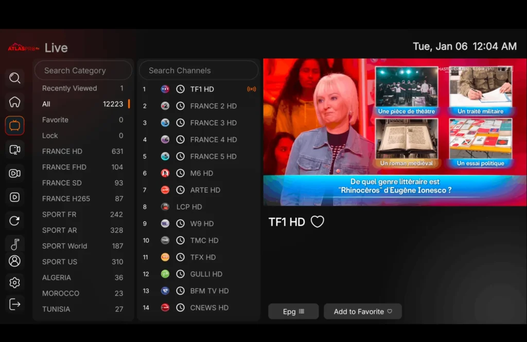 Comment installer Atlas Pro 9X sur Smart TV